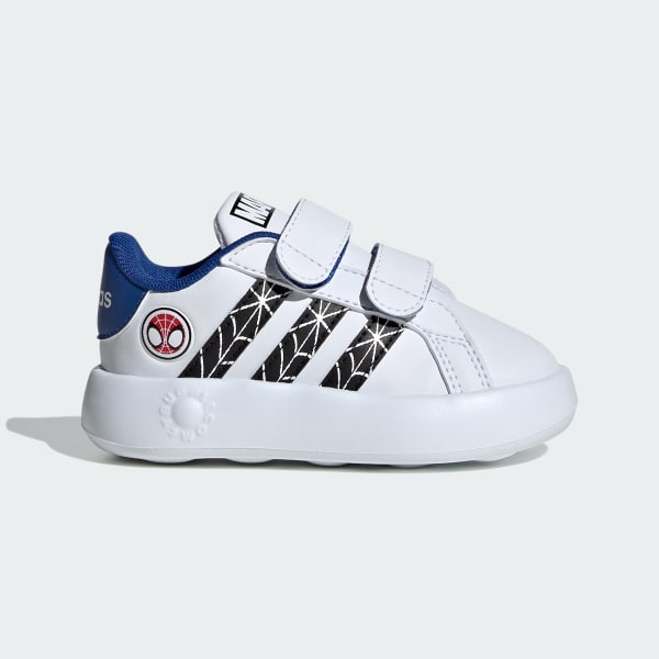 adidas Marvel\'s Spider-Man Kids - Lifestyle US | Shoes | Kids\' White Court adidas Grand