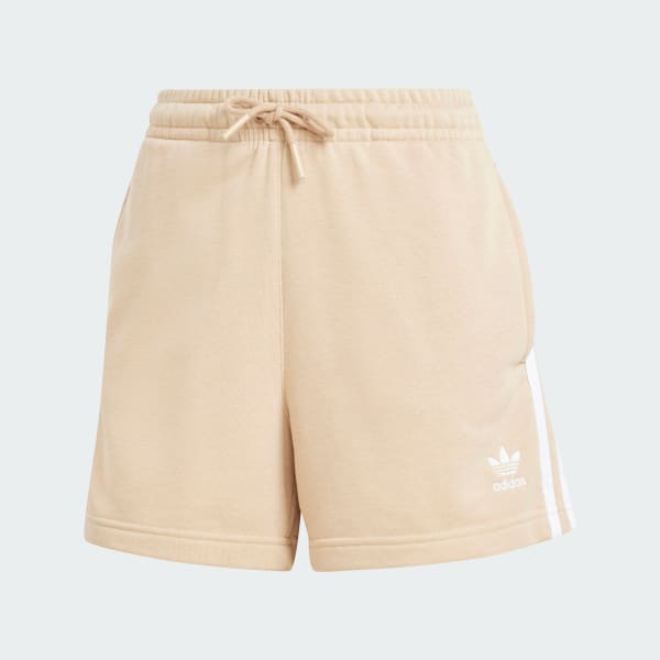 Beige Short 3-Stripes French Terry