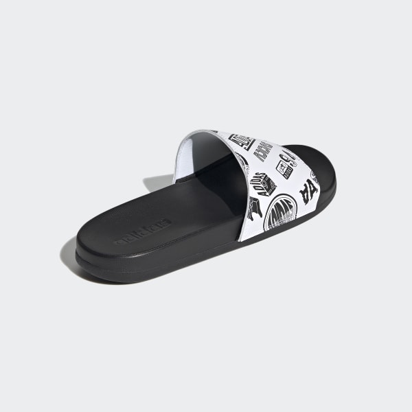 White Adilette Comfort Sandals LEX99
