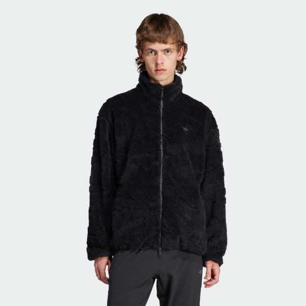 adidas Adventure Camo Fleece Full-Zip Jacket - Black | Men's