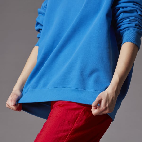 Niebieski Adicolor Oversized Sweatshirt IZQ54