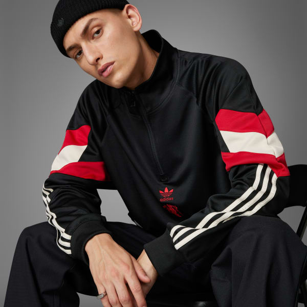 Manchester United Originals Half Zip Crew Sweatshirt