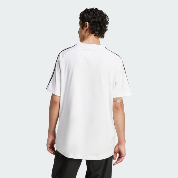 Branco T-shirt de Algodão Teamgeist