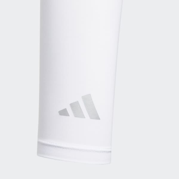 White Golf Arm Sleeve Wrist-Length 