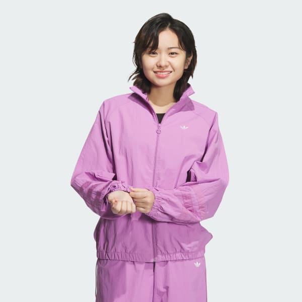 Ruched Track Top Jacket