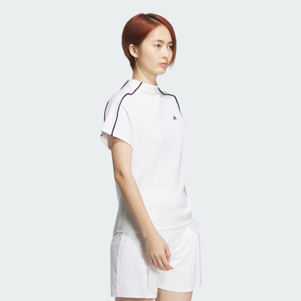 XL！⭐アディダス ゴルフ♥️BOXシルエットモック＆スカート 上下セット アディダス 【ゴルフ】BOXシルエットドライモック - ホワイト
