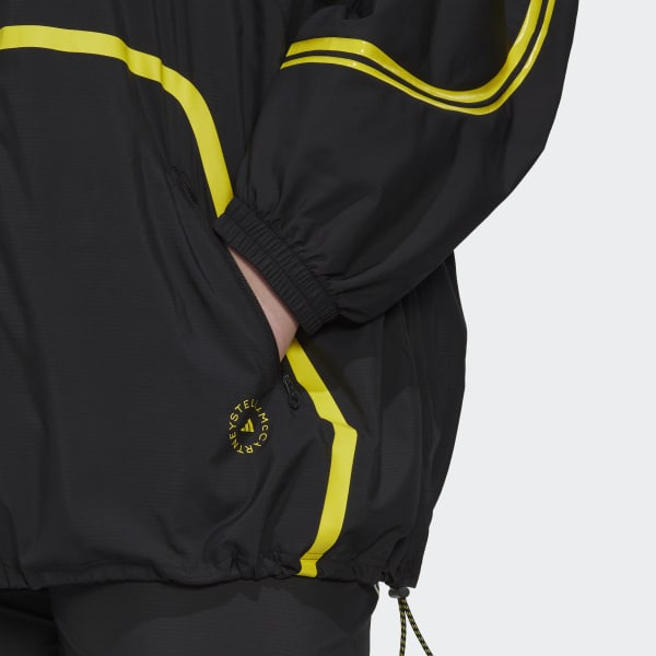 Czerń adidas by Stella McCartney TruePace Woven Jacket (Plus Size) QD683