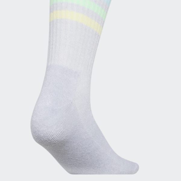 Grey 3-Stripes Crew Socks 3 Pairs