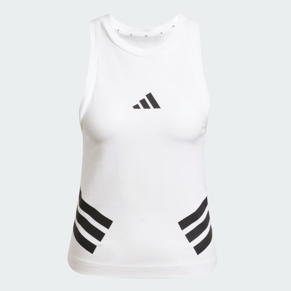 White Future Icons 3-Stripes Tank Top