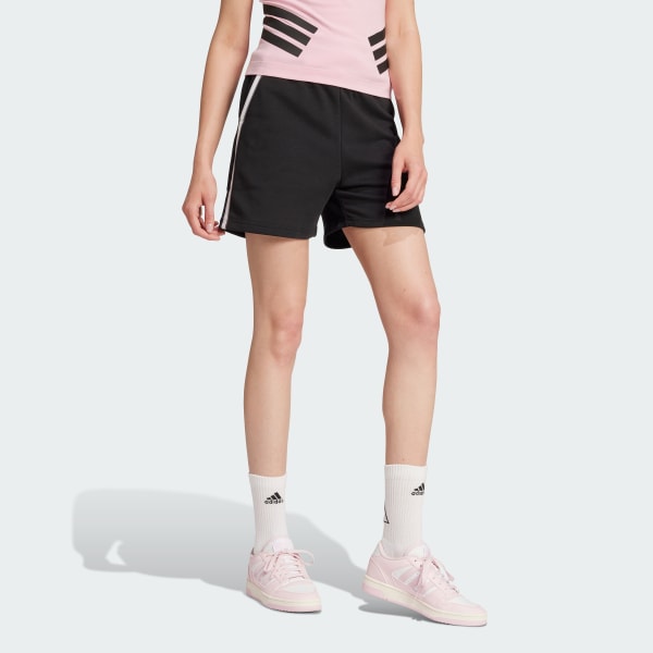 Svart Essentials Color Pop French Terry Shorts