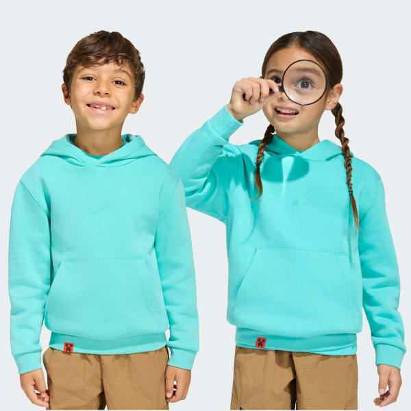 Turchese Adidas Minecraft Terrex Felpa con cappuccio