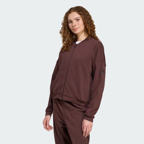 Braun Essentials Contemporary Logo Bomberjacke