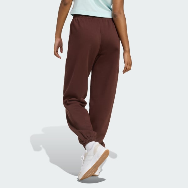 Marron Pantalon ample molleton ALL SZN