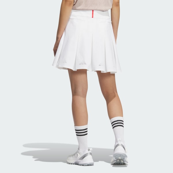 White 아디제로 플리티드 스커트
