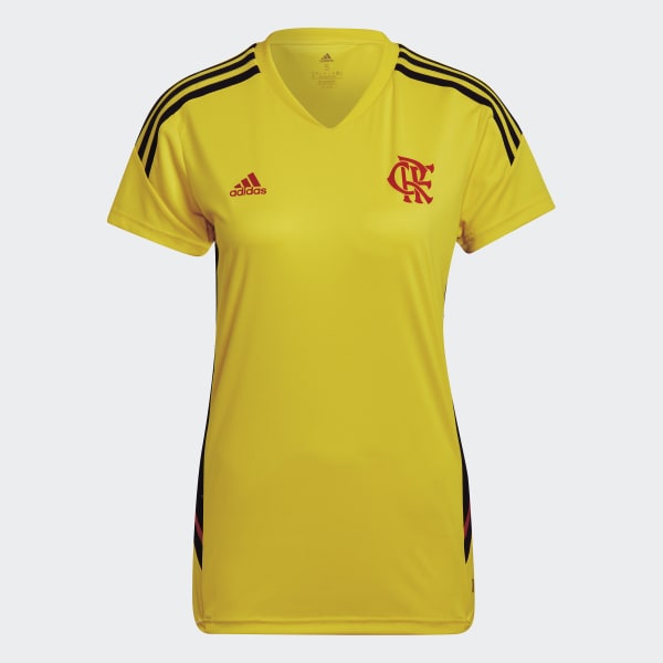 Amarelo Camisa Treino CR Flamengo Condivo 22 VX404