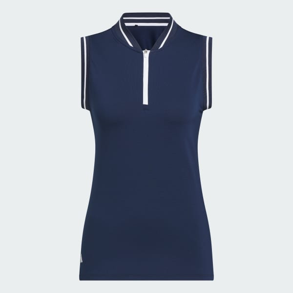 Blue Ultimate365 Zip Polo