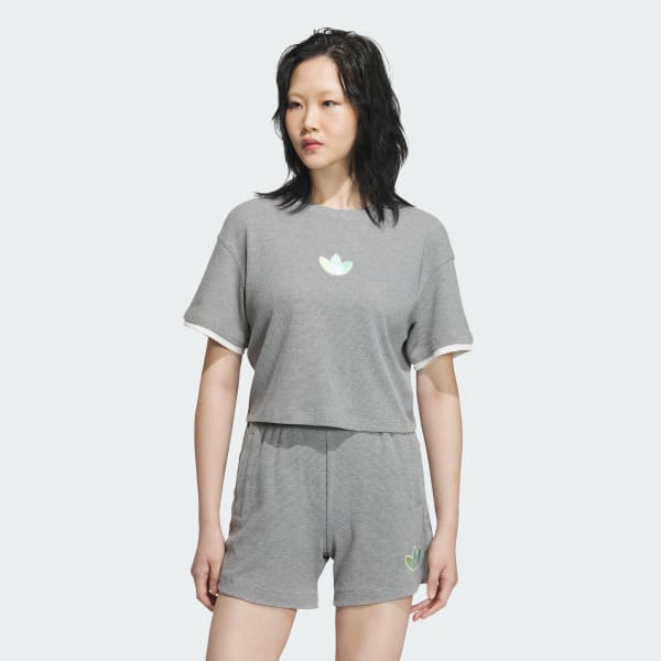 Grey shop adidas shirt