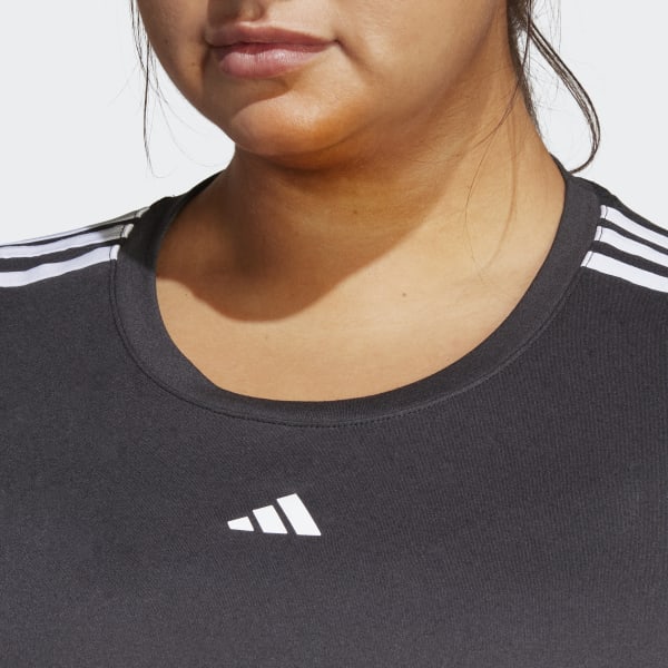 Sort AEROREADY Train Essentials Plus Size 3-Stripes T-shirt