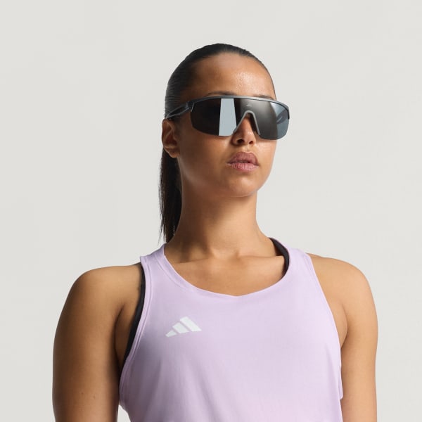 Purple Adizero Essentials Running Tank Top