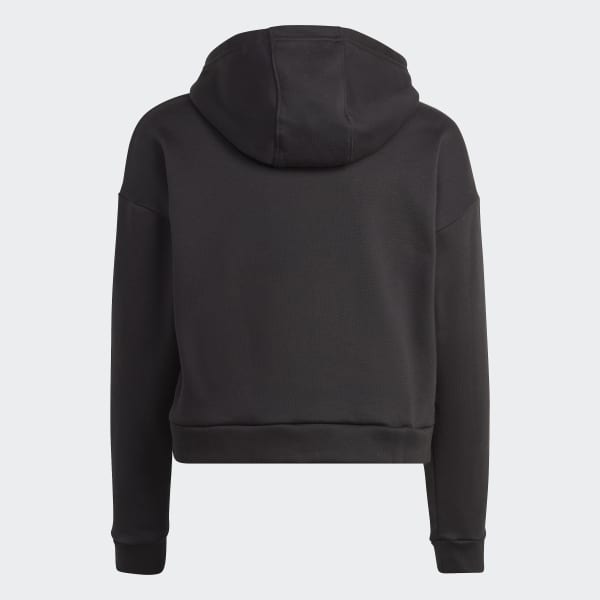 Zwart Hooded Fleece Trainingspak