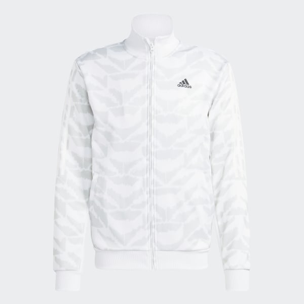 Blanco Chamarra Deportiva Tiro Suit-Up