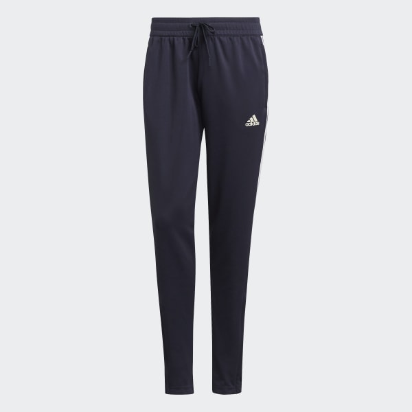 adidas AEROREADY Sereno Cut 3-Stripes Slim Tapered Pants - Blue