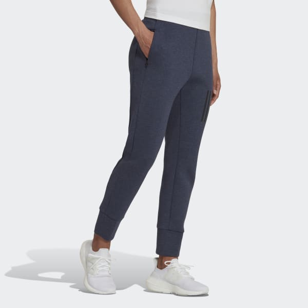 adidas Mission Victory Slim-Fit High-Waist Tracksuit Bottoms - Blue ...