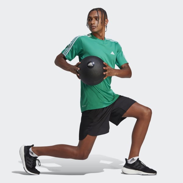 Verde T-shirt da allenamento Train Essentials 3-Stripes