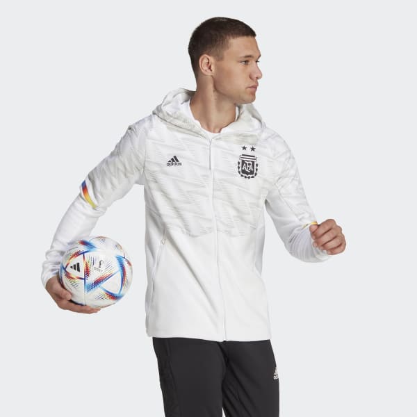 Bialy Argentina Game Day Full-Zip Travel Hoodie BUP88