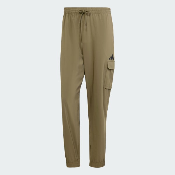zelená Kalhoty Essentials Small Logo Cargo