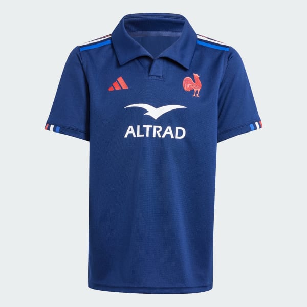 Blau Frankreich Rugby Kids Heimtrikot