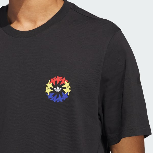 adidas Star Wheel Tee (Gender Neutral) - Black | Free