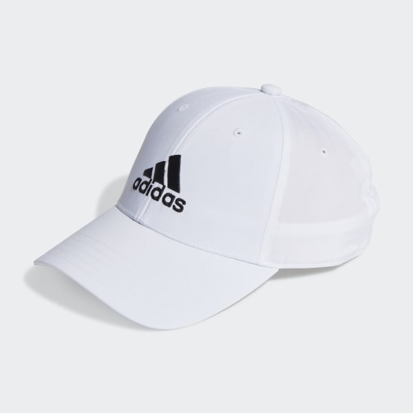 Blanco Gorra Embroidered Logo Lightweight Baseball