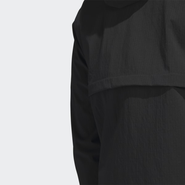 Zwart Ripstop Golf Hoodie