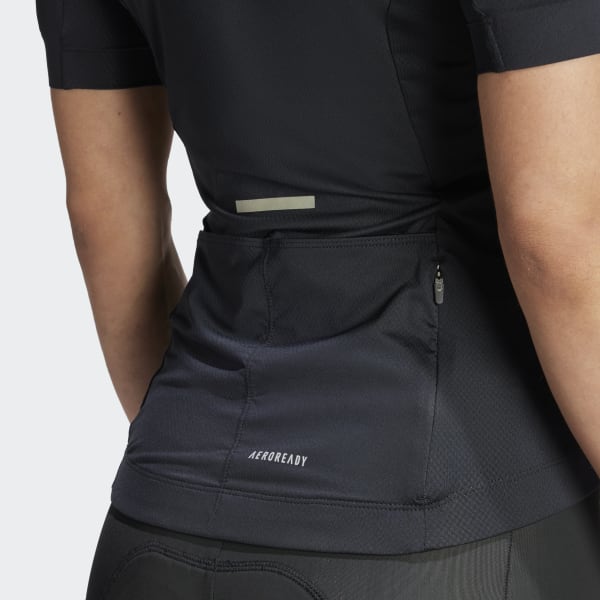 アディダス テンポ スリーストライプス サイクリングジャージー