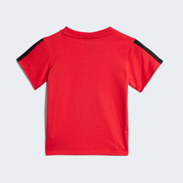 Vermelho Conjunto de camiseta Essentials infantil