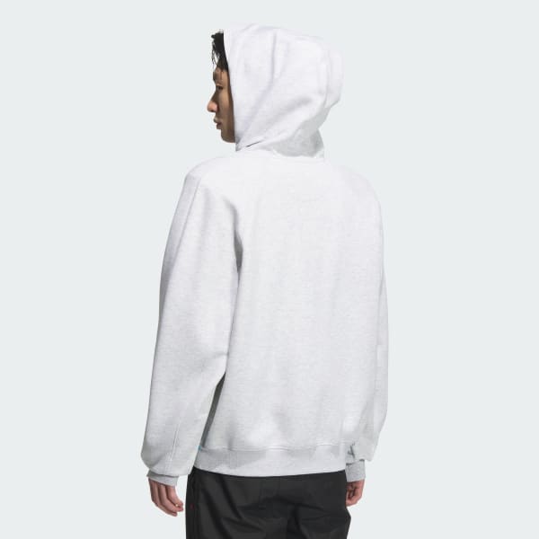 パーカー・フーディ Adidas x Ordinary People Hooded Full-Zip Light Grey Heather adidas Ordinary People Zip-Front Hoodie - Grey | adidas Malaysia