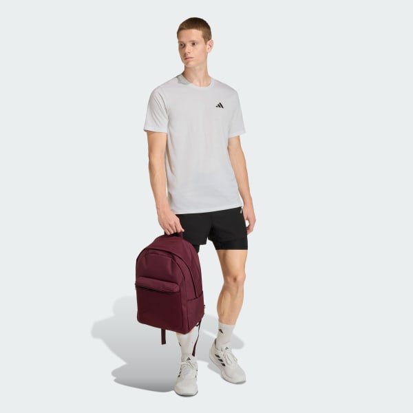Bordeaux Zaino Essentials con Logo in rilievo