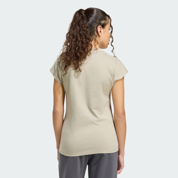 Marrom Camiseta Essentials Linear de Algodão