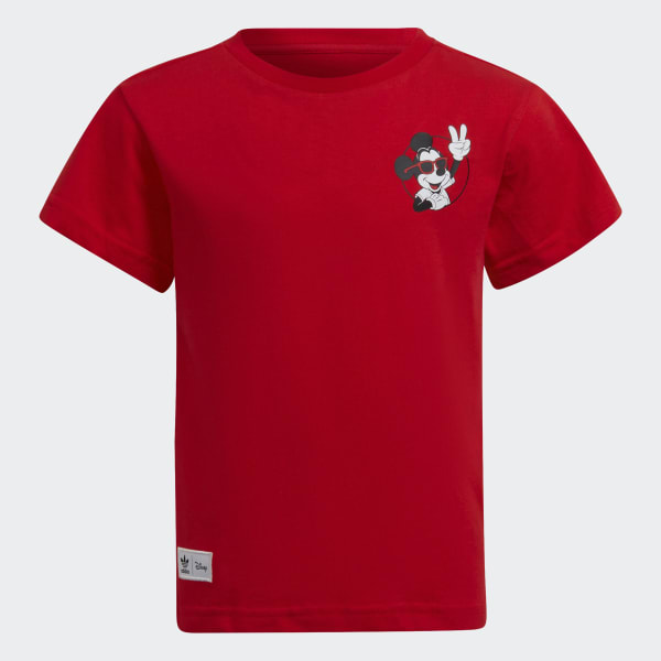 Rosso T-shirt Disney Mickey and Friends