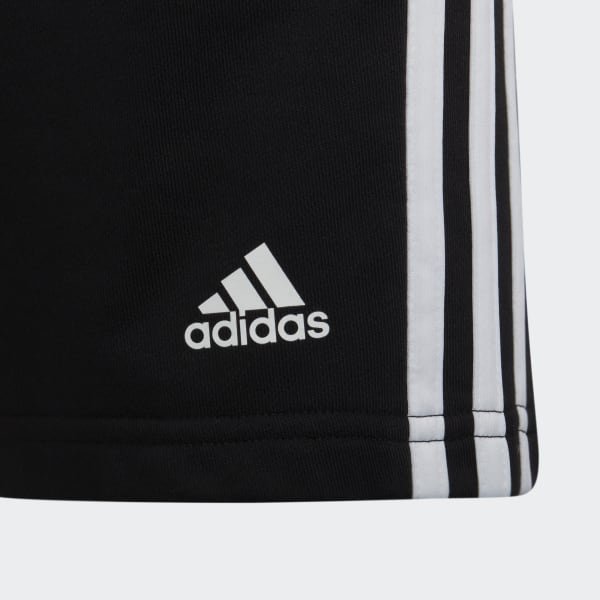 Negro Shorts Essentials 3 Franjas