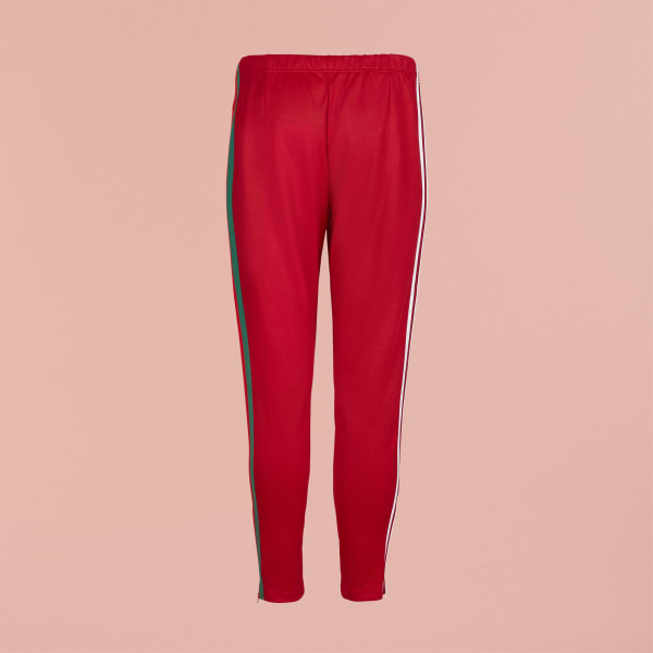 Red adidas x Gucci Cotton Jersey Joggers BUI37