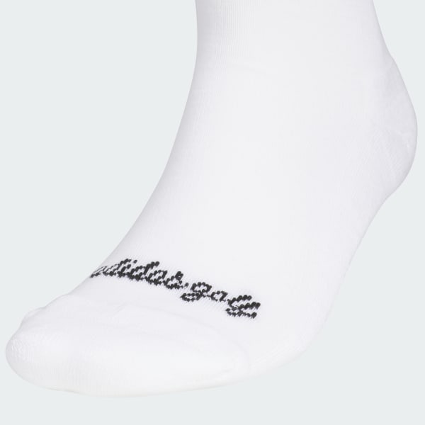 White Performance Logo Knee Socks