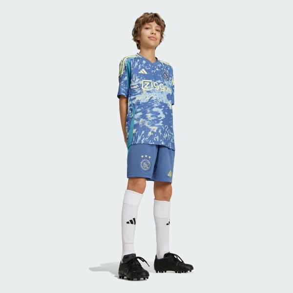 modrá Šortky Ajax Amsterdam 24/25 Away Kids