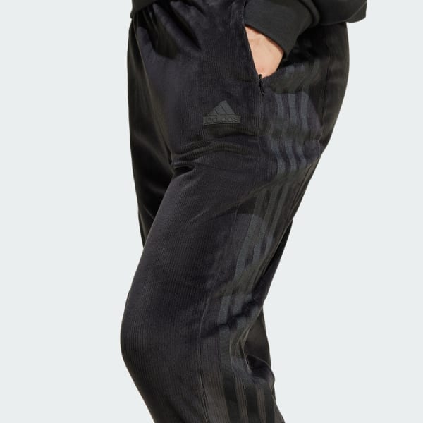Adidas velvet 3 stripes track pant shop