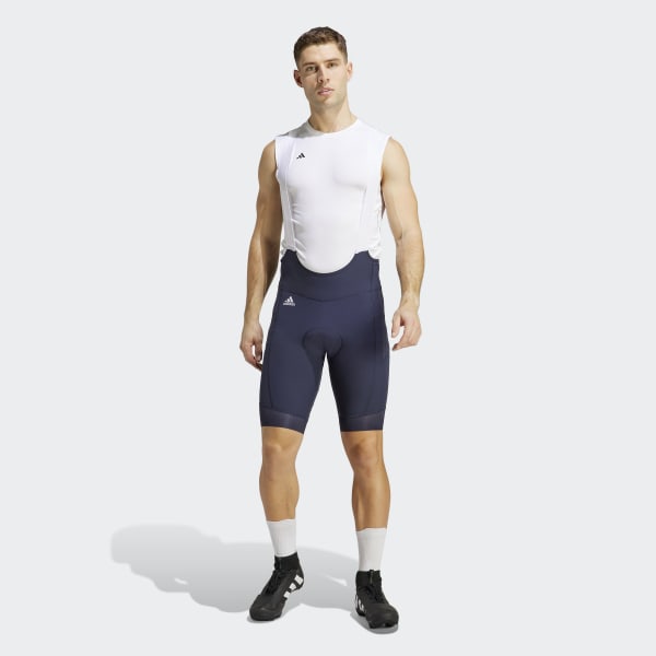 adidas The Padded Adiventure Cycling Bib Shorts - Blue | adidas UK