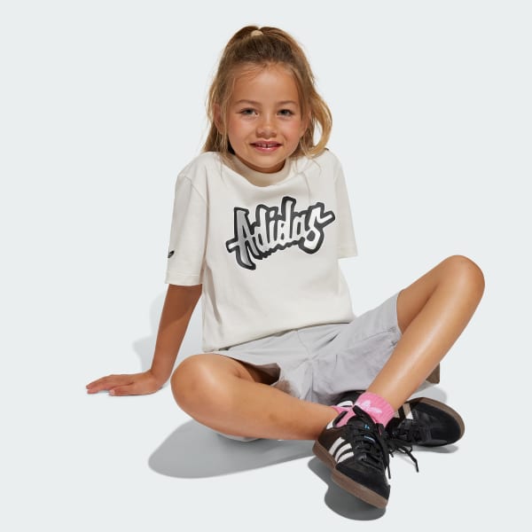 adidas Tee Shorts Set Kids White adidas Malaysia