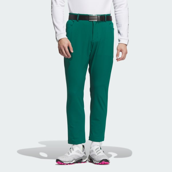 adidas - ベルト付き アンクル丈パンツ【adidas Golf/アディダスゴルフ】 セール】EX STRETCH スリーストライプス ベルト付き アンクル丈