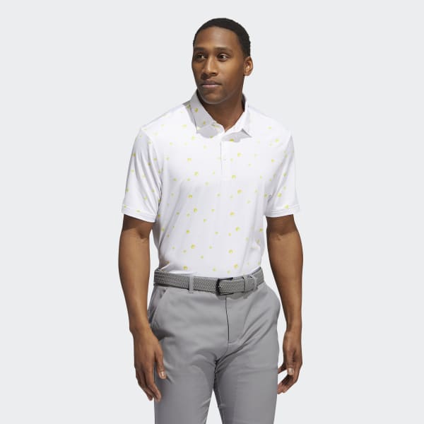 heltinde ufravigelige Vejhus adidas Ultimate365 Allover Print Golf Polo Shirt - White | adidas Australia