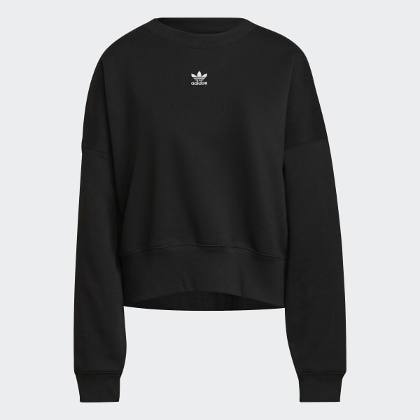 Μαύρο Adicolor Essentials Fleece Sweatshirt IZQ74